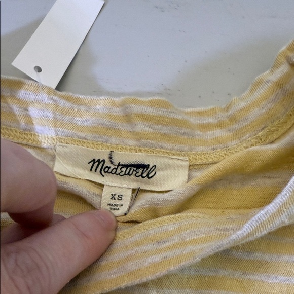 Madewell Boxy Muscle Tee in Stripe Size XS - Picture 3 of 9